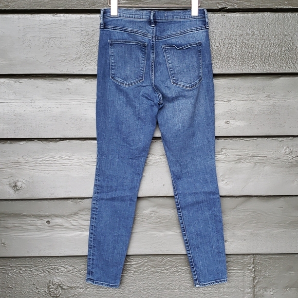 GAP Elliot Lake Wash Denim High Rise True Skinny Jeans sz 28/6 Short Women's - Picture 9 of 16